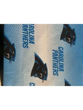 NFL Carolina PANTHERS Cotton Fabric by 1/2 Yard